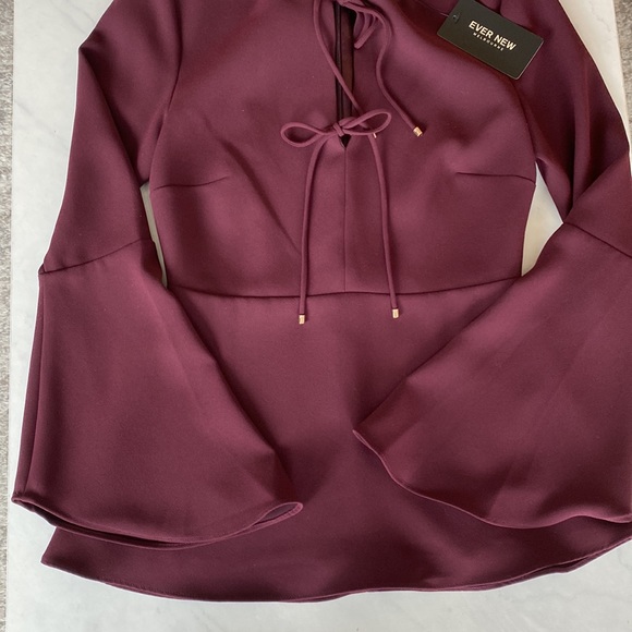 Ever New - Flared Sleeve Blouse - NWT - Picture 4 of 13